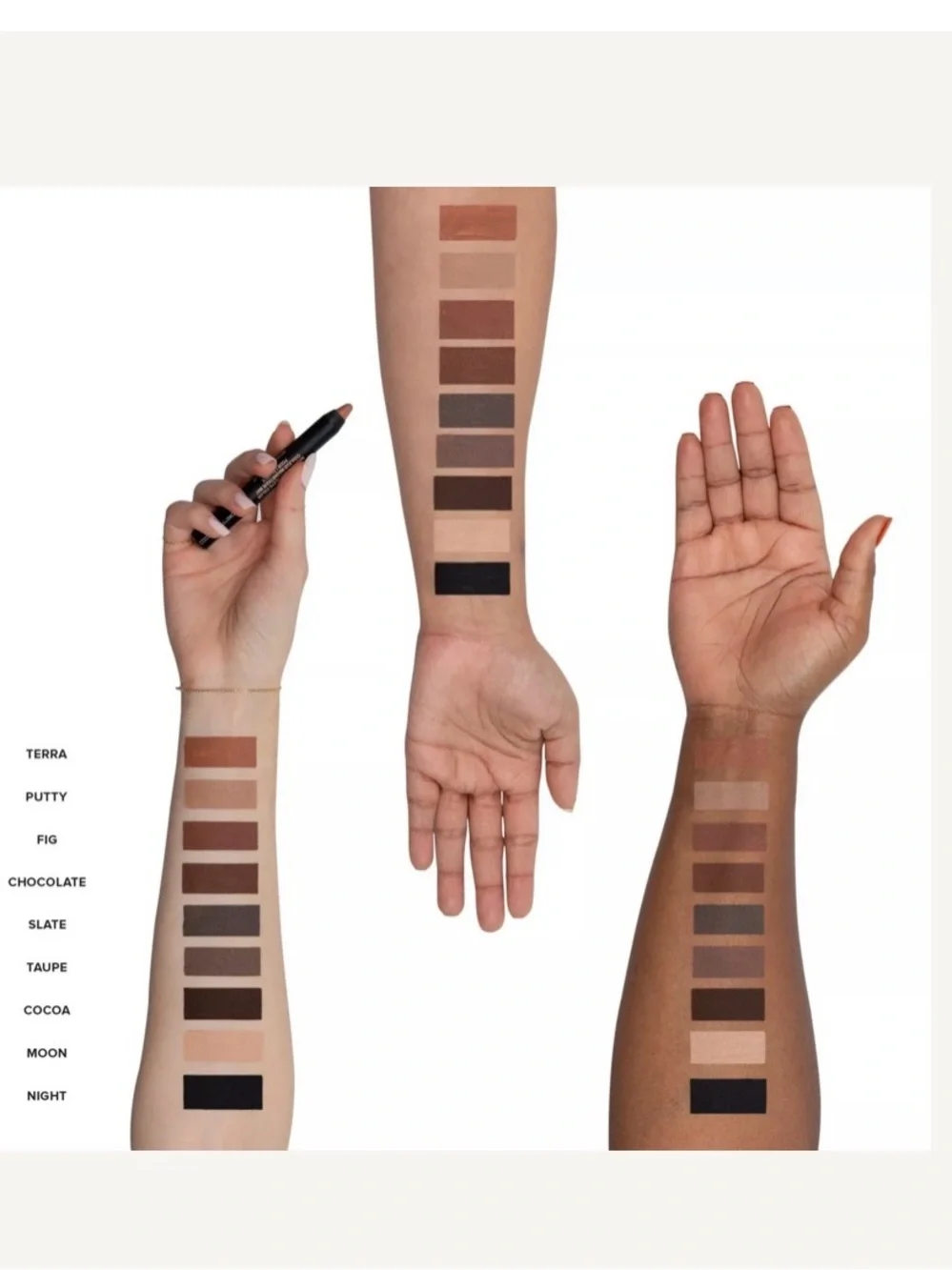 Nudestix Magnetic Matte Eye Color - Fig (warm brown)